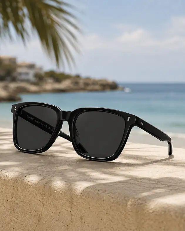 CARFIA Acetate Polarized Sunglasses for Women UV400
