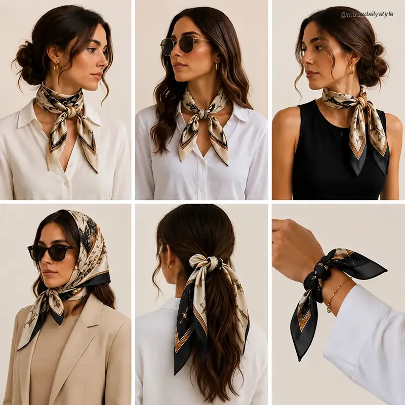 How to Style a Silk Scarf: 5 Ways to Wear 2026's Biggest Styling Trick