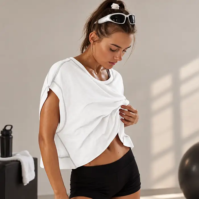 Open-Back Workout Tee
