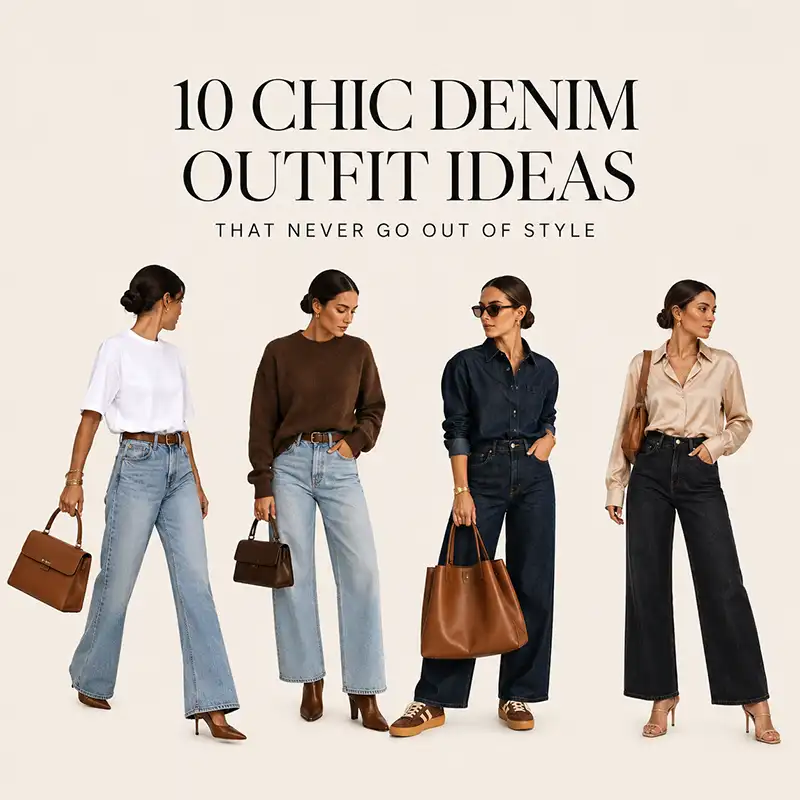 10 Chic Denim Outfit Ideas That Never Go Out of Style